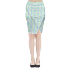Pattern Midi Wrap Pencil Skirt by gasi