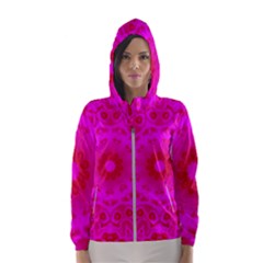 Pattern Hooded Wind Breaker (women) by gasi