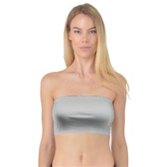 Grey And White Simulated Carbon Fiber Bandeau Top by PodArtist