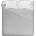 Grey and White simulated Carbon Fiber Duvet Cover Double Side (King Size) View1