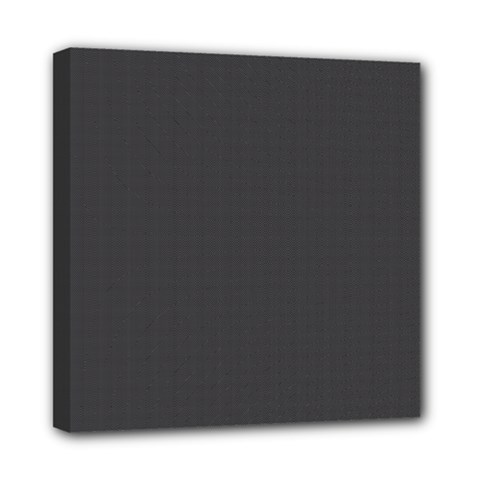 Black Carbon Fiber Mini Canvas 8  X 8  by PodArtist