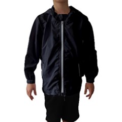 Simulated Black Carbon Fiber Steel Hooded Wind Breaker (kids) by PodArtist