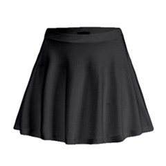 Simulated Black Carbon Fiber Steel Mini Flare Skirt by PodArtist