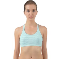 Tiffany Aqua Blue Lipstick Kisses On White Back Web Sports Bra by PodArtist