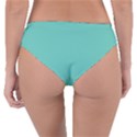 Tiffany Aqua Blue Puffy Quilted Pattern Reversible Classic Bikini Bottoms View4