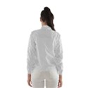 Bright White Stitched and Quilted Pattern Wind Breaker (Women) View2
