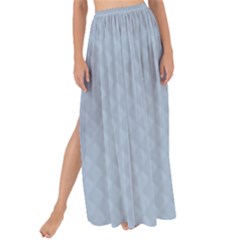 Powder Blue Stitched And Quilted Pattern Maxi Chiffon Tie-up Sarong by PodArtist