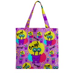 Crazy Zipper Grocery Tote Bag by gasi