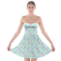 Pattern Strapless Bra Top Dress by gasi