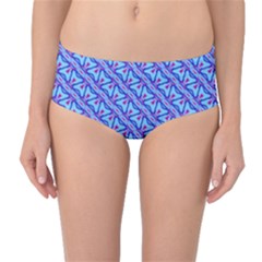 Pattern Mid-waist Bikini Bottoms by gasi