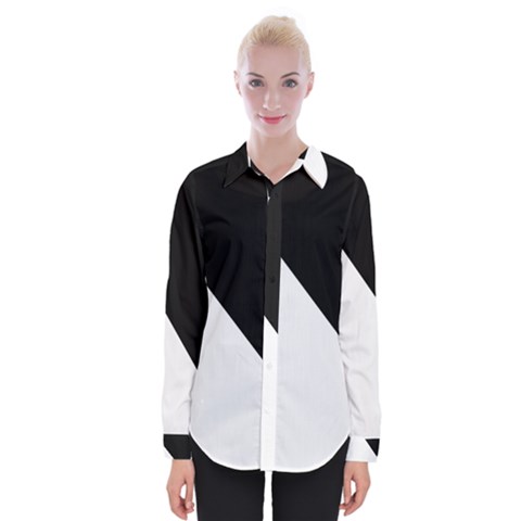 Pattern Womens Long Sleeve Shirt by gasi