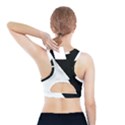 Pattern Sports Bra With Pocket View2