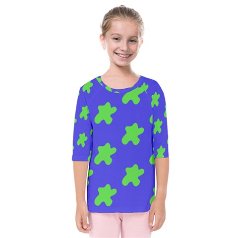 Pattern Kids  Quarter Sleeve Raglan Tee by gasi