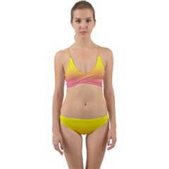 Pattern Wrap Around Bikini Set by gasi