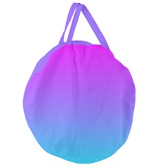 Pattern Giant Round Zipper Tote