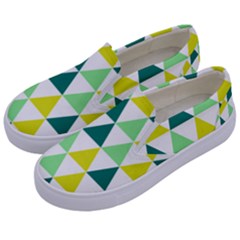 Pattern Kids  Canvas Slip Ons by gasi