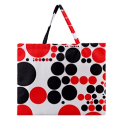 Pattern Zipper Large Tote Bag by gasi