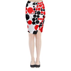 Pattern Midi Wrap Pencil Skirt by gasi