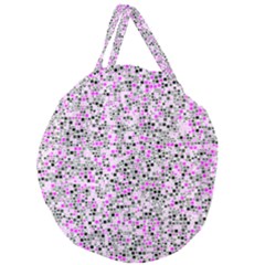 Pattern Giant Round Zipper Tote by gasi