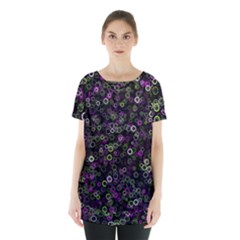 Pattern Skirt Hem Sports Top by gasi