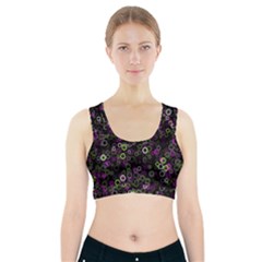 Pattern Sports Bra With Pocket by gasi