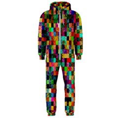 Pattern Hooded Jumpsuit (men)  by gasi