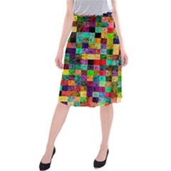 Pattern Midi Beach Skirt by gasi