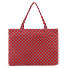 Pattern Zipper Medium Tote Bag