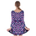 Mandala Circular Pattern Long Sleeve Skater Dress View2