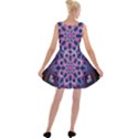 Mandala Circular Pattern Velvet Skater Dress View2