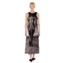 Elephant Black And White Animal Sleeveless Maxi Dress View2