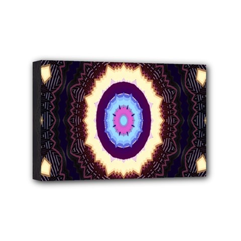 Mandala Art Design Pattern Mini Canvas 6  X 4  by Celenk