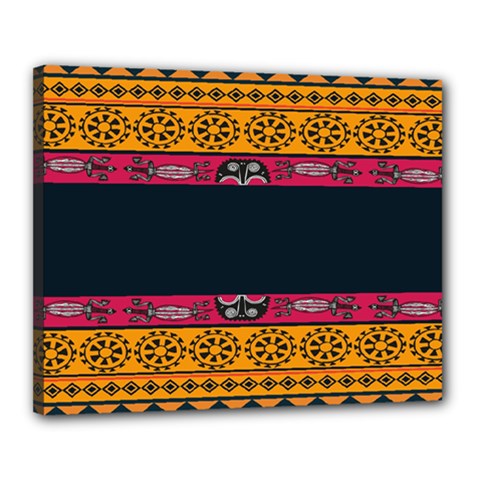 Pattern Ornaments Africa Safari Canvas 20  X 16  by Celenk