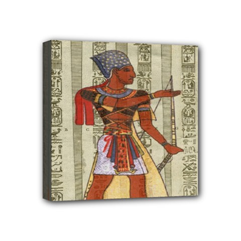 Egyptian Design Man Royal Mini Canvas 4  X 4  by Celenk