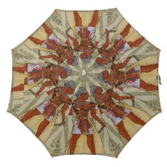 Egyptian Design Man Royal Straight Umbrellas by Celenk