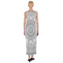 Mandala Ethnic Pattern Fitted Maxi Dress View2