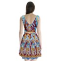 Mexico Puebla Mural Ethnic Aztec Split Back Mini Dress  View2