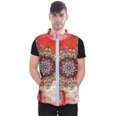 Mandala Art Design Pattern Ethnic Men s Puffer Vest by Celenk