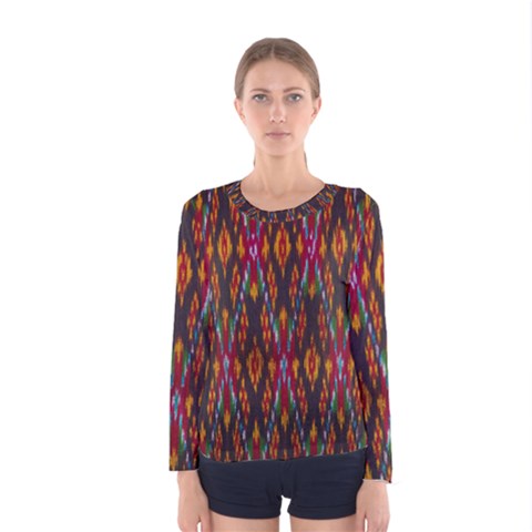 Thai Silk Women s Long Sleeve Tee by Celenk