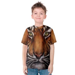 The Tiger Face Kids  Cotton Tee