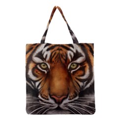 The Tiger Face Grocery Tote Bag