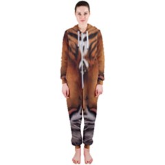 The Tiger Face Hooded Jumpsuit (Ladies) 