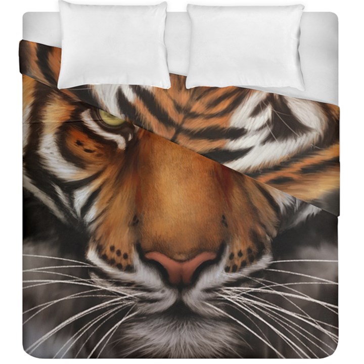 The Tiger Face Duvet Cover Double Side (King Size)