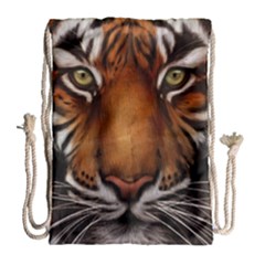 The Tiger Face Drawstring Bag (Large)