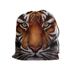 The Tiger Face Drawstring Pouches (Extra Large)