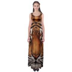 The Tiger Face Empire Waist Maxi Dress