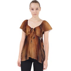 The Tiger Face Lace Front Dolly Top