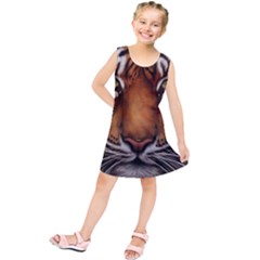 The Tiger Face Kids  Tunic Dress