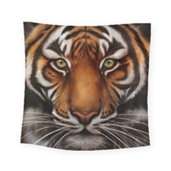 The Tiger Face Square Tapestry (Small)