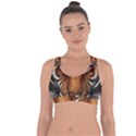 The Tiger Face Cross String Back Sports Bra View1